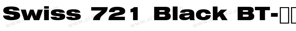 Swiss 721 Black BT字体转换